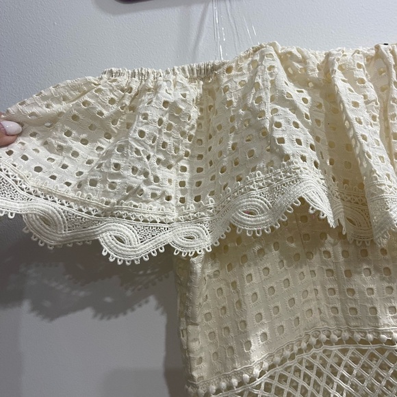 Summer Dress off the shoulder New never worn Size Large but fits Medium - Picture 4 of 10